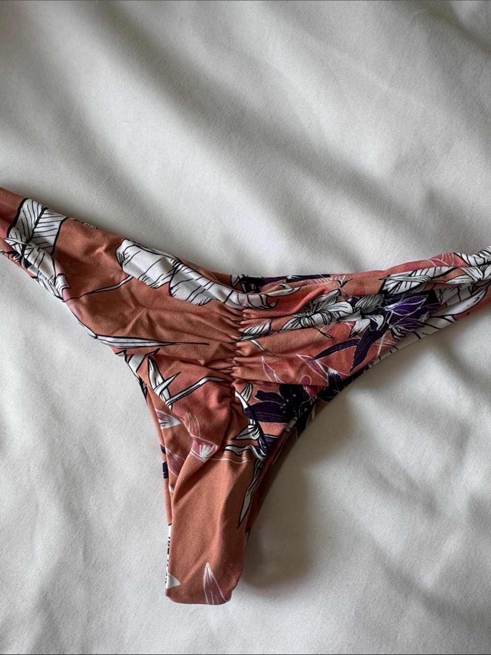 Midori Rust Floral Bikini Bottom - Picture 3 of 3